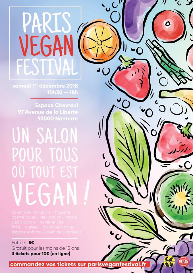 Doucho sera au Paris Vegan Festival le 1er décembre 2018