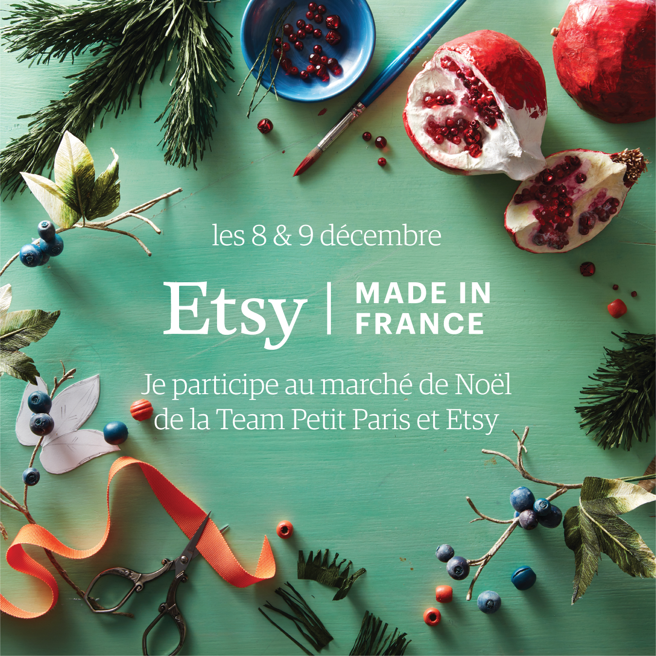 Retrouvez Doucho au Marché de Noël de la Team Petit Paris et Etsy le 8 et 9 décembre 2018