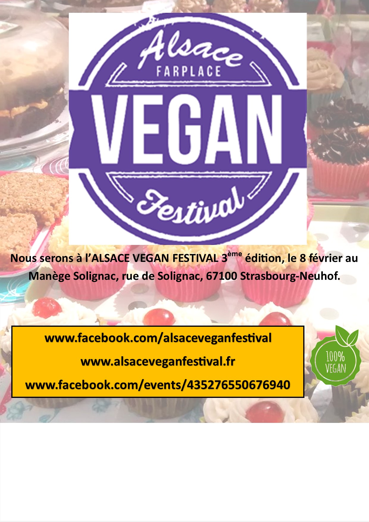 Retrouver DOUCHO au Alsace Vegan Festival le samedi 8 février 2020 de 11h30 à 17h30