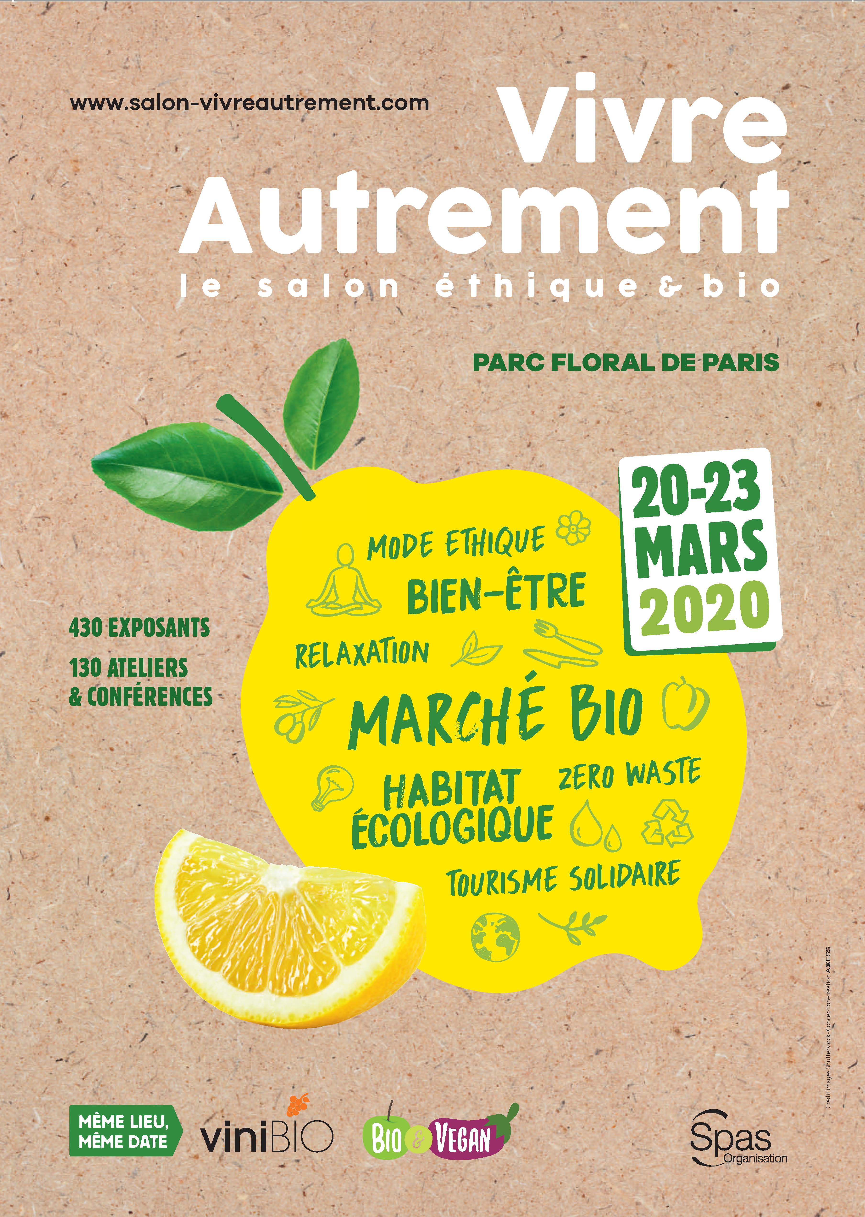 Retrouvez Doucho au salon Vivre Autrement STAND V10 espace bio et vegan